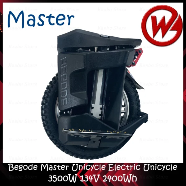 Gotway Begode Master Electric Unicycle – 3500W Motor, 134V Battery, High Torque for Maximum Speed